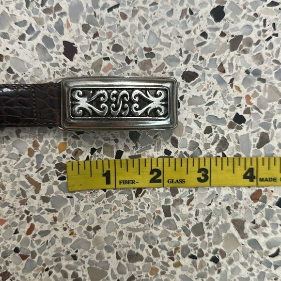 Brighton brown belt 30 with buckle - Picture 2 of 6